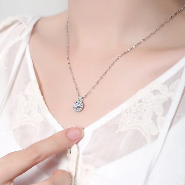 💎Official Store💎 S925 Sterling Silver Moissanite Sunflower Pendant Necklace⚡Limited Time Promotion⚡